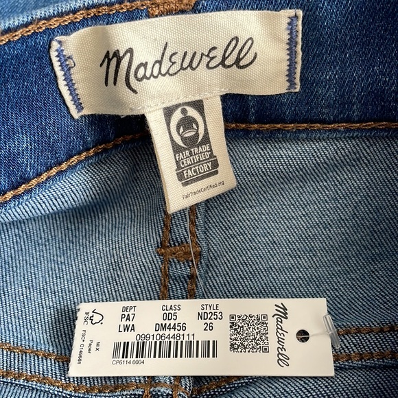 Madewell mid-rise stovepipe jeans leman wash - Picture 6 of 7